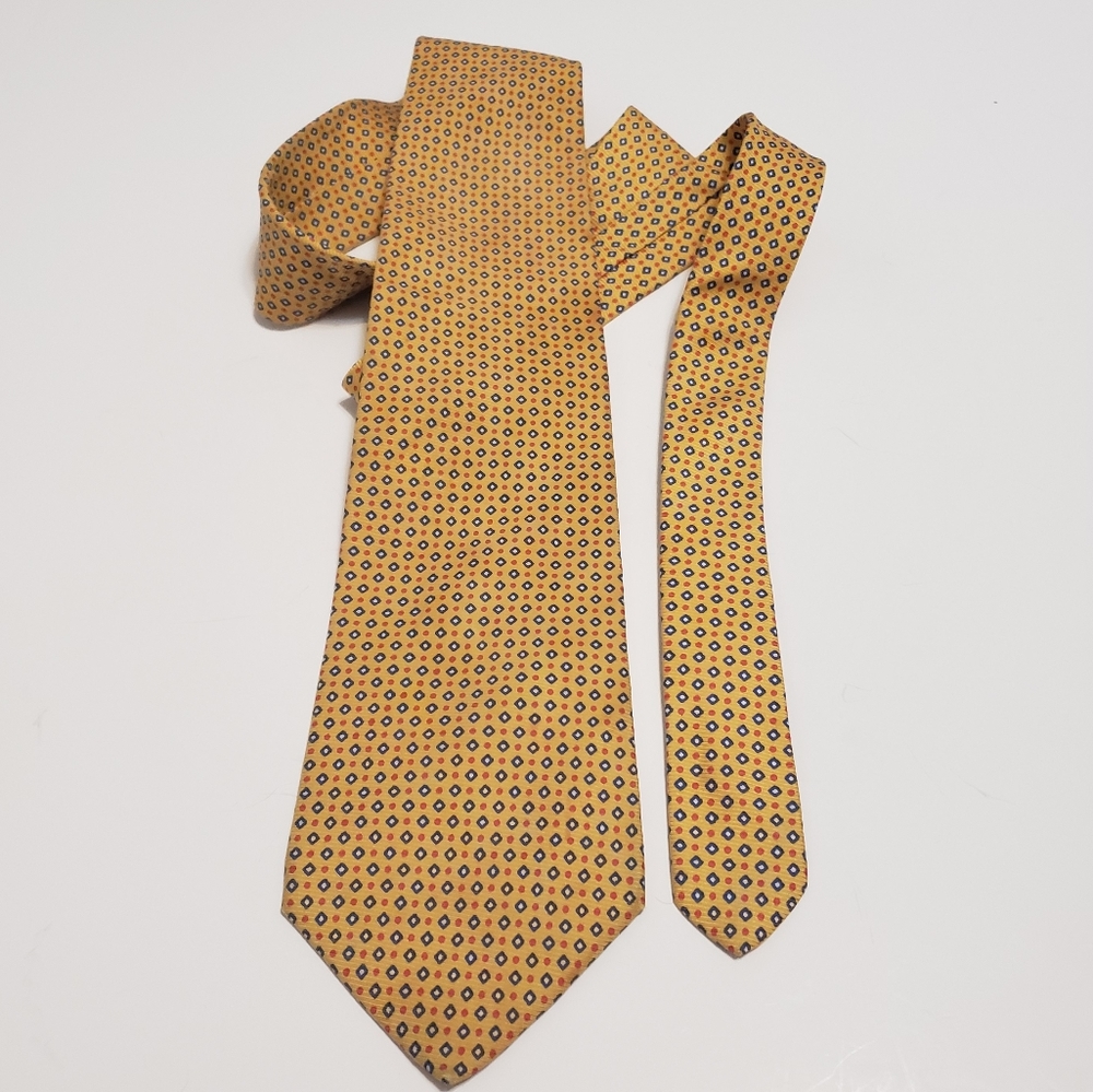 BROOKS BRO Micro Print Silk Tie